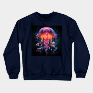 Neon Jellyfish #5 Crewneck Sweatshirt